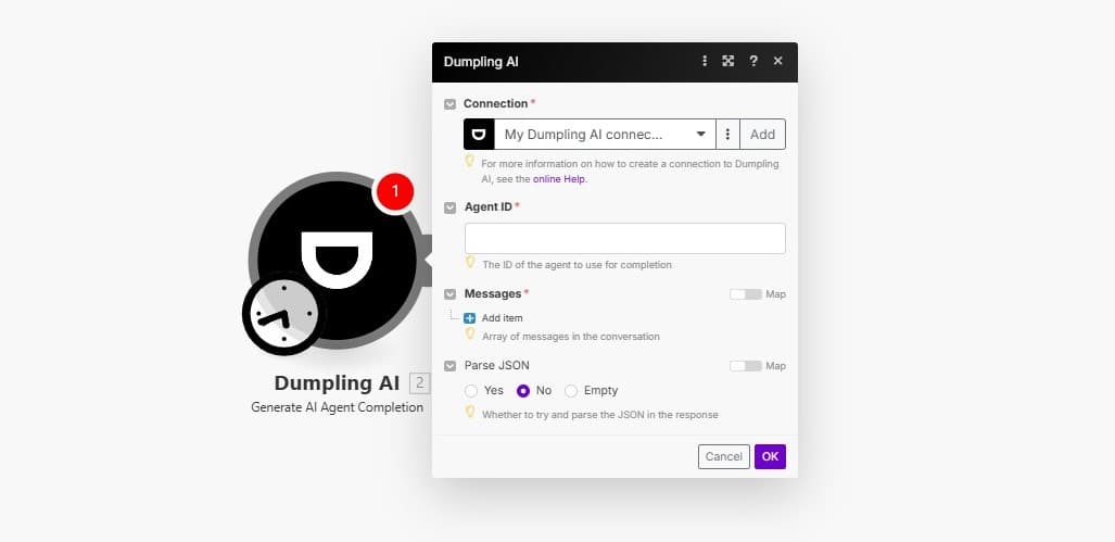 How To Connect Dumpling AI Agent to Make.com