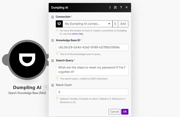 How to Connect Dumpling AI&#8217;s Retrieval-Augmented Generation (RAG) system to Make.com