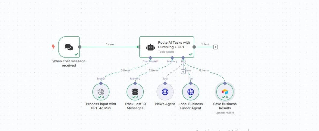 Build a Smart Chat Agent with Dumpling AI Agents That Finds Local Businesses and Auto-Saves Them to Airtable